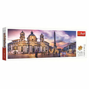 Puzzle Trefl panorama piata Navona din Roma, 500 piese