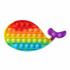 Jucarie Pop It Now - Balena, multicolor
