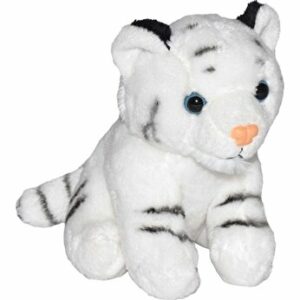 Jucarie plus Wild Republic - Tigru alb, 13 cm