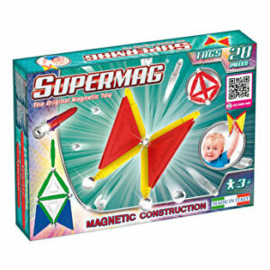 Supermag Tags Primary - Set constructie magnetic, 28 piese