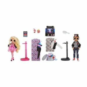 Set 2 papusi LOL Surprise O.M.G. Movie Magic - Tough Dude si Pink Chick