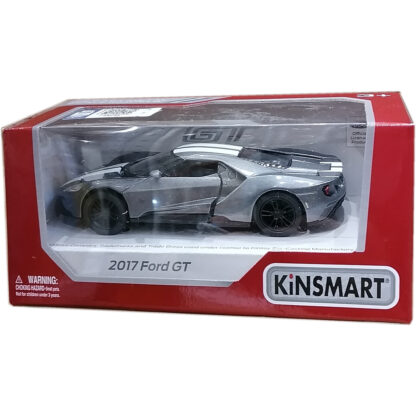 900475 007w masinuta din metal kinsmart ford gt 2017 gri