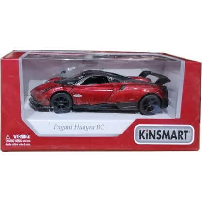 900475 009w masinuta din metal kinsmart pagani huayra bc rosu