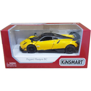Masinuta din metal Kinsmart, Pagani Huayra BC, Galben