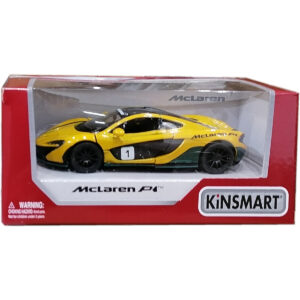 Masinuta din metal Kinsmart, McLaren P1, Galben