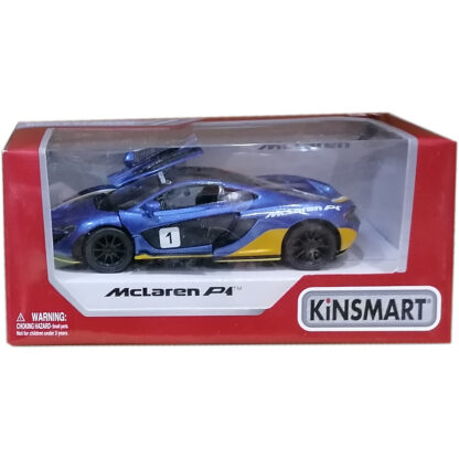 900475 014w masinuta din metal kinsmart mclaren p1 albastru