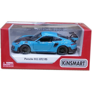 Masinuta din metal Kinsmart, Porsche 911 GT2 RS, Albastru