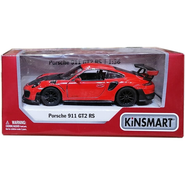 Masinuta din metal Kinsmart, Porsche 911 GT2 RS, Rosu