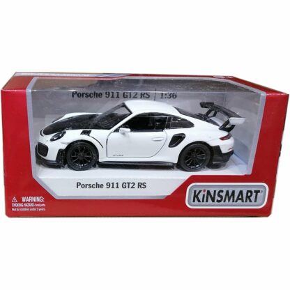 900475 019w masinuta din metal kinsmart porsche 911 gt2 rs alb