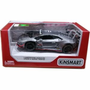 Masinuta din metal Kinsmart, Lamborghini Huracan, Gri