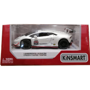 Masinuta din metal Kinsmart, Lamborghini Huracan, Alb