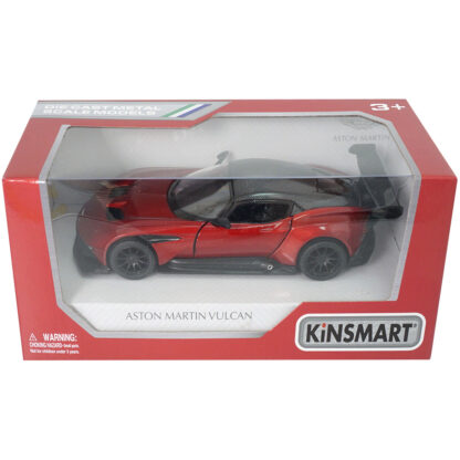 900475 rosu masinuta din metal kinsmart aston martin vulcan rosu