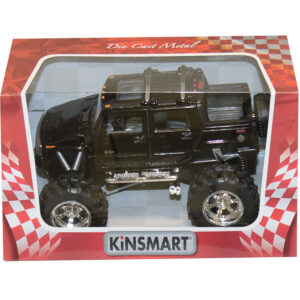 Masinuta metalica de off-road Kinsmart, Hummer, Negru