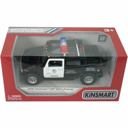 902018 2005 hummer masinuta metalica de politie kinsmart hummer h2 2005