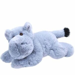 Jucarie plus Wild Republic - Hipopotam Ecokins, 20 cm