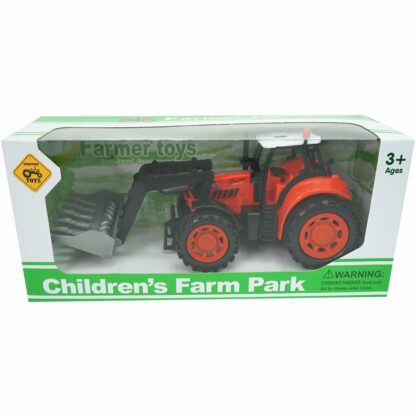 912019 rosu tractar farm unika toy rosu 25 cm 1