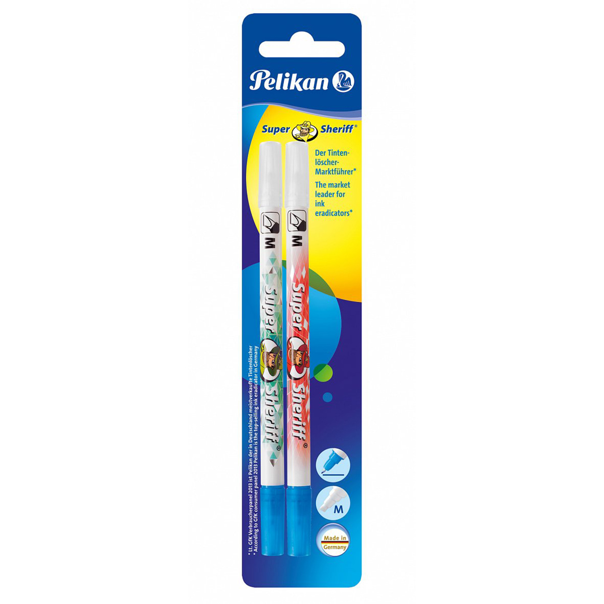 Set carioci corectoare Pelikan Super Pirat, Varf M, 2 buc 1 Set carioci corectoare Pelikan Super Pirat, Varf M, 2 buc