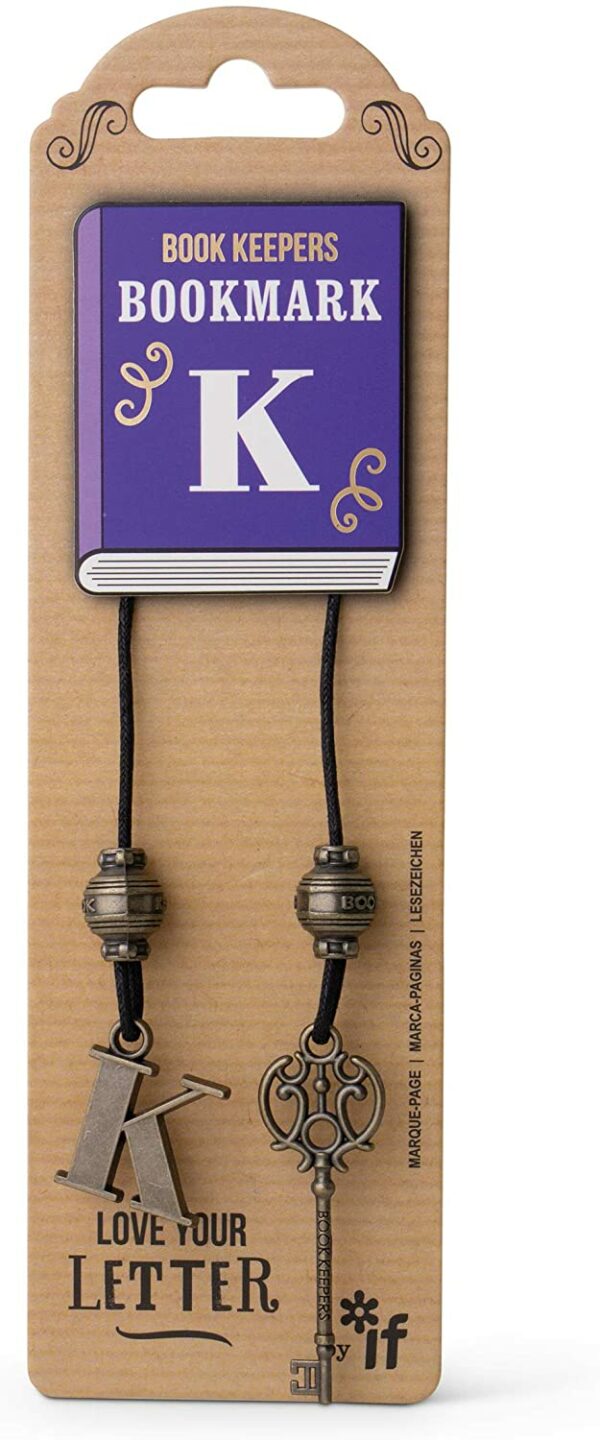 Semn de carte - Book Keepers - Letter K | If (That Company Called)