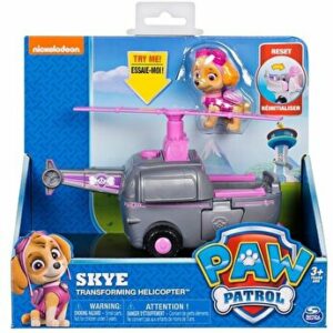 Figurina cu autovehicul Paw Patrol - Elicopterul lui Skye