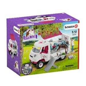 Set figurine, Cabinet veterinar mobil cu manz hanovrian, Schleich