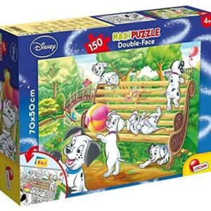 Puzzle de colorat supermaxi - 101 Dalmatieni (150 piese)