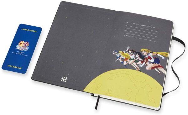 Carnet - Moleskine Limited Edition - Large, Hard Cover, Ruled - Sailor Moon - Moon | Moleskine - imagine 2