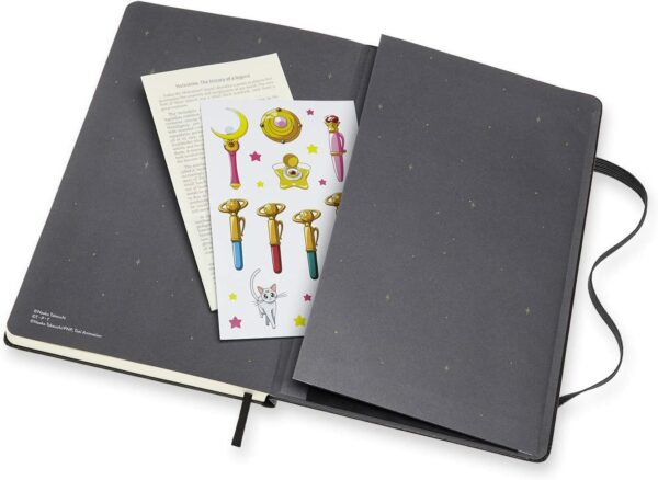 Carnet - Moleskine Limited Edition - Large, Hard Cover, Ruled - Sailor Moon - Moon | Moleskine - imagine 6