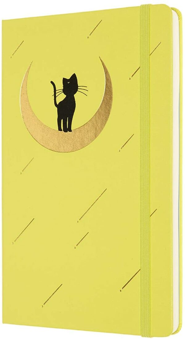 Carnet - Moleskine Limited Edition - Large, Hard Cover, Plain - Sailor Moon - Luna Cat | Moleskine - imagine 2