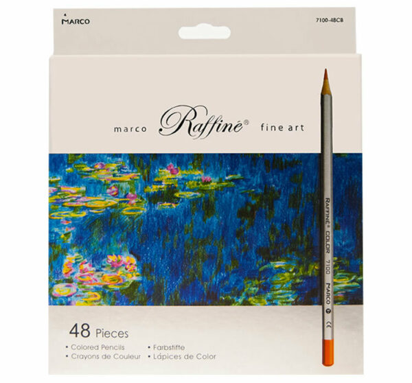 Set 48 de creioane colorate - Raffine | Marco - imagine 2