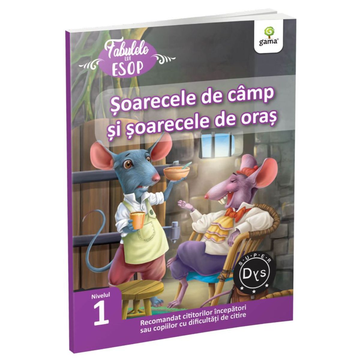 Soarecele de camp si soarecele de oras, Fabulele lui Esop, Nivelul 1 1 Soarecele de camp si soarecele de oras, Fabulele lui Esop, Nivelul 1