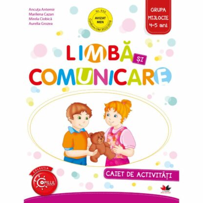 9786063316623 limba si comunicare caiet de activitati grupa mijlocie 4 5 ani