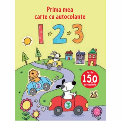 9786063329388 1 2 3. prima mea carte cu autocolante