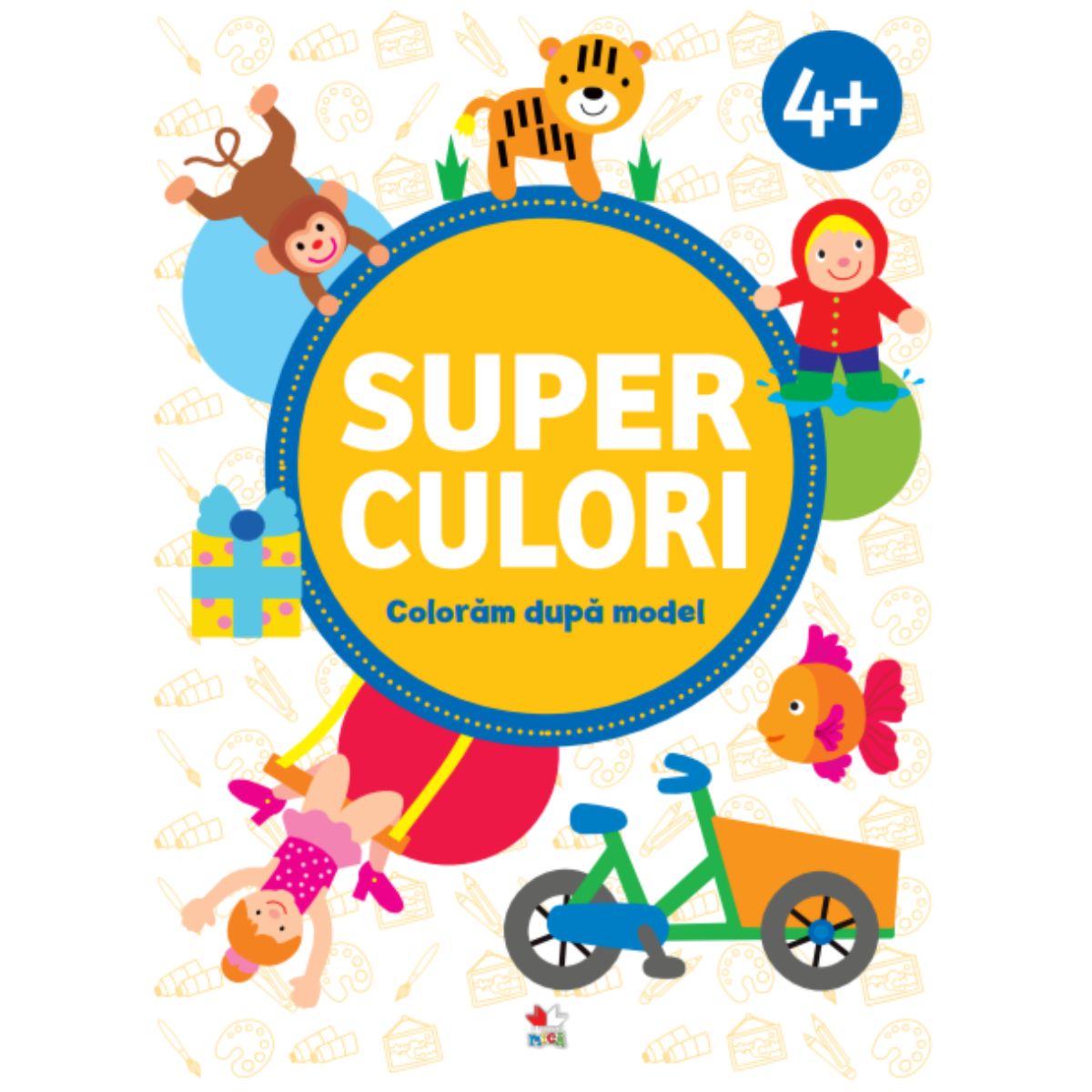 Superculori, coloram dupa model, 4+, vol. 2