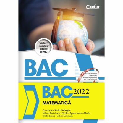 9786067934052 bac 2022 matematica radu gologan