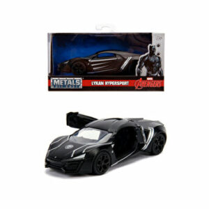 Macheta metalica Marvel Lykan Hypersport, Black Panther, scara 1 la 32