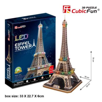 9856 l091h turnul eiffel paris franta puzzle 3d jucarii nicoro 1