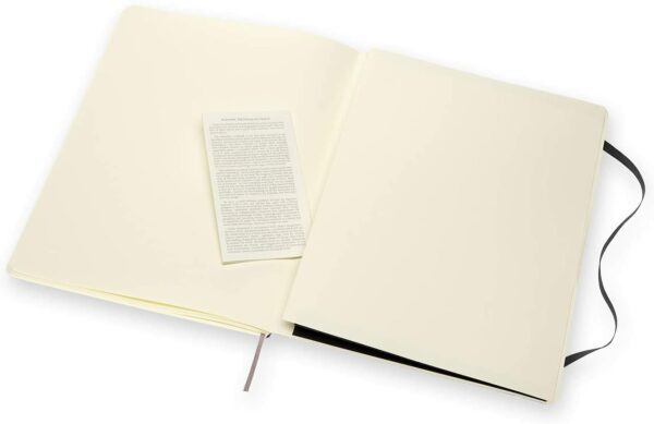 Carnet - XXL, Dotted, Soft Cover - Black | Moleskine - imagine 2
