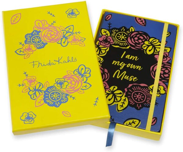 Carnet - Frida Kahlo - Large, Plain, Hard Cover - Collector?s Box - Yellow and Blue | Moleskine - imagine 2