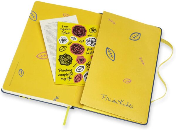 Carnet - Frida Kahlo - Large, Plain, Hard Cover - Collector?s Box - Yellow and Blue | Moleskine - imagine 5