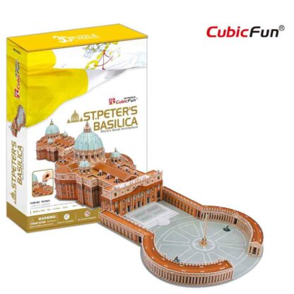 9918 mc092h basilica sf petru vatican puzzle 3d jucarii nicoro 1