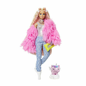 Papusa Barbie Extra Style - Fluffy Pinky