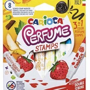 Carioca lavabila Carioca Perfume Stamps, parfumata, 8 culori