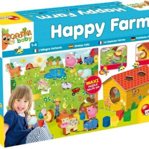 Puzzle de podea - Ferma cu surprize (12 piese)