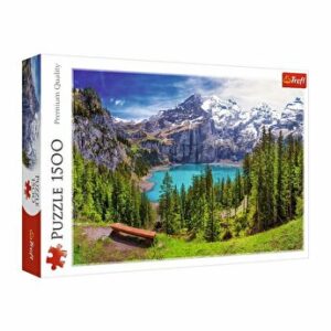 Puzzle Lacul Oeschinen, 1500 piese