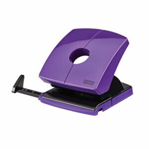 Perforator Novus B230 30 coli lila, baza din metal, clapa din metal, rezistent