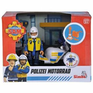 Pompierul Sam - motocicleta de politie cu o figurina
