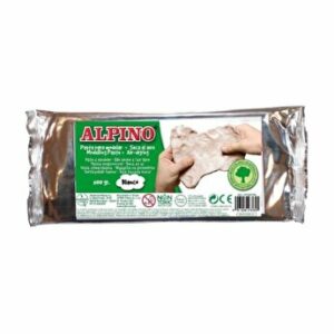 Pasta de modelat Alpino, alba, 500 g