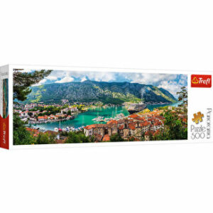 Puzzle Trefl panorama orasul Kotor Muntenegru, 500 piese