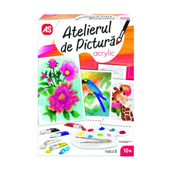 Atelier de pictura acrylic mini natura