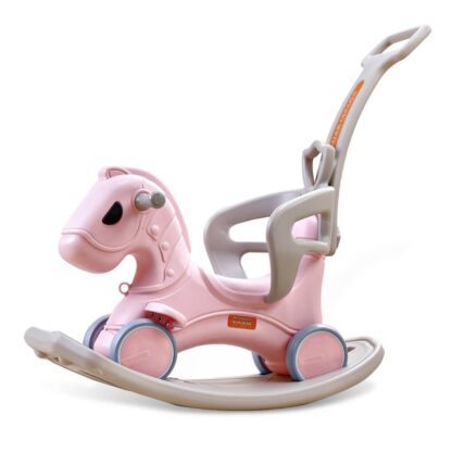 Balansoar 3 in 1 Nichiduta cu maner parental Pony Roz 322644 1